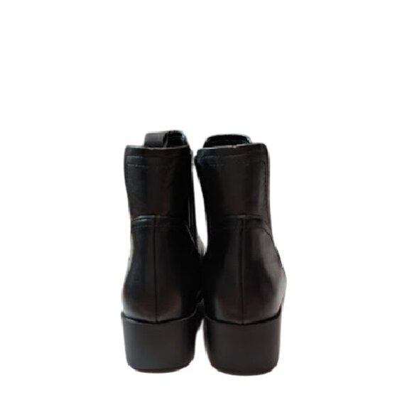 Taryn Rose Womens Saygee Black Wedge Heel Comfort Ankle Bootie Size 10 NWT NWOB - Picture 4 of 11